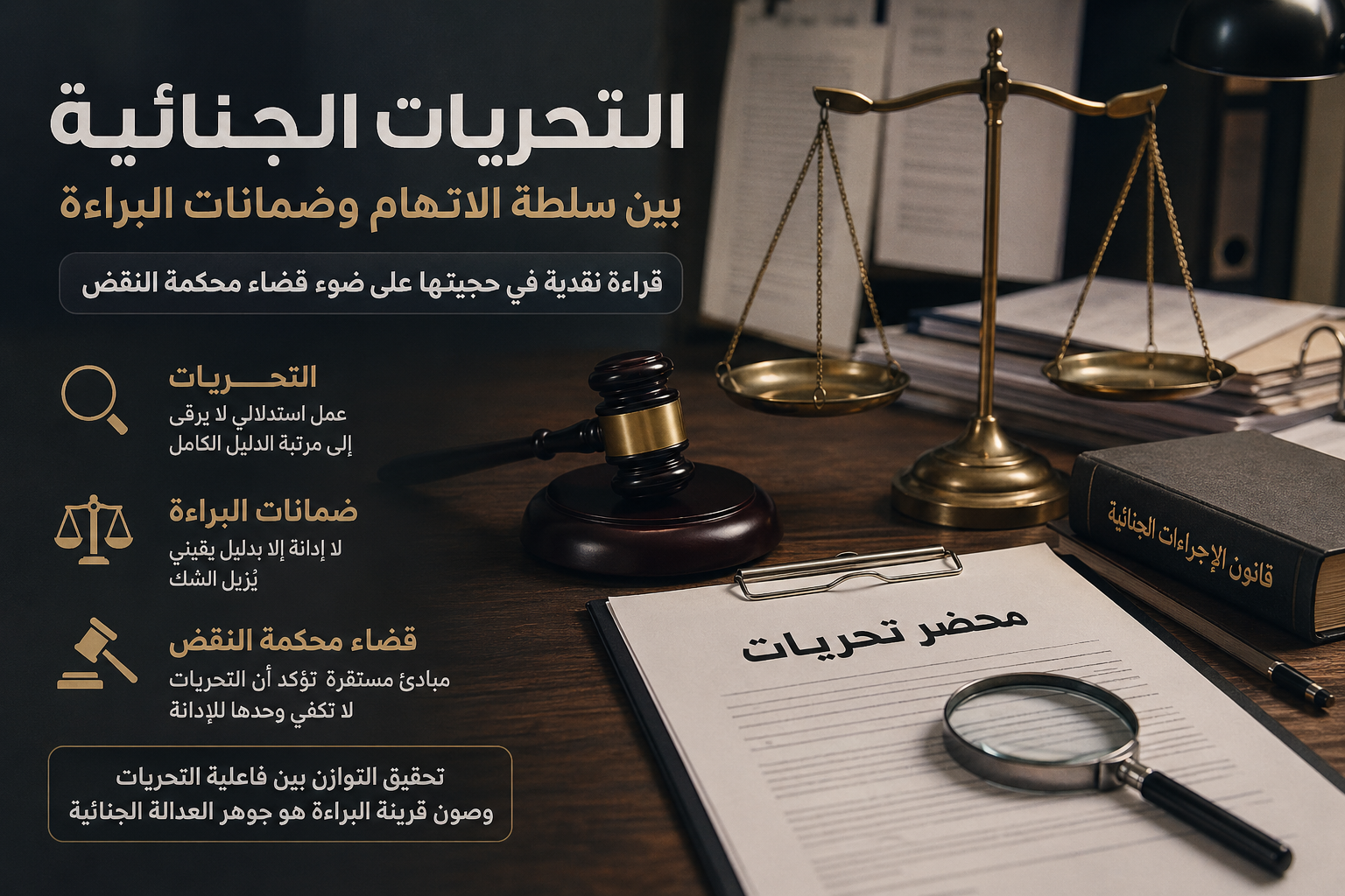 Criminal investigations illustration